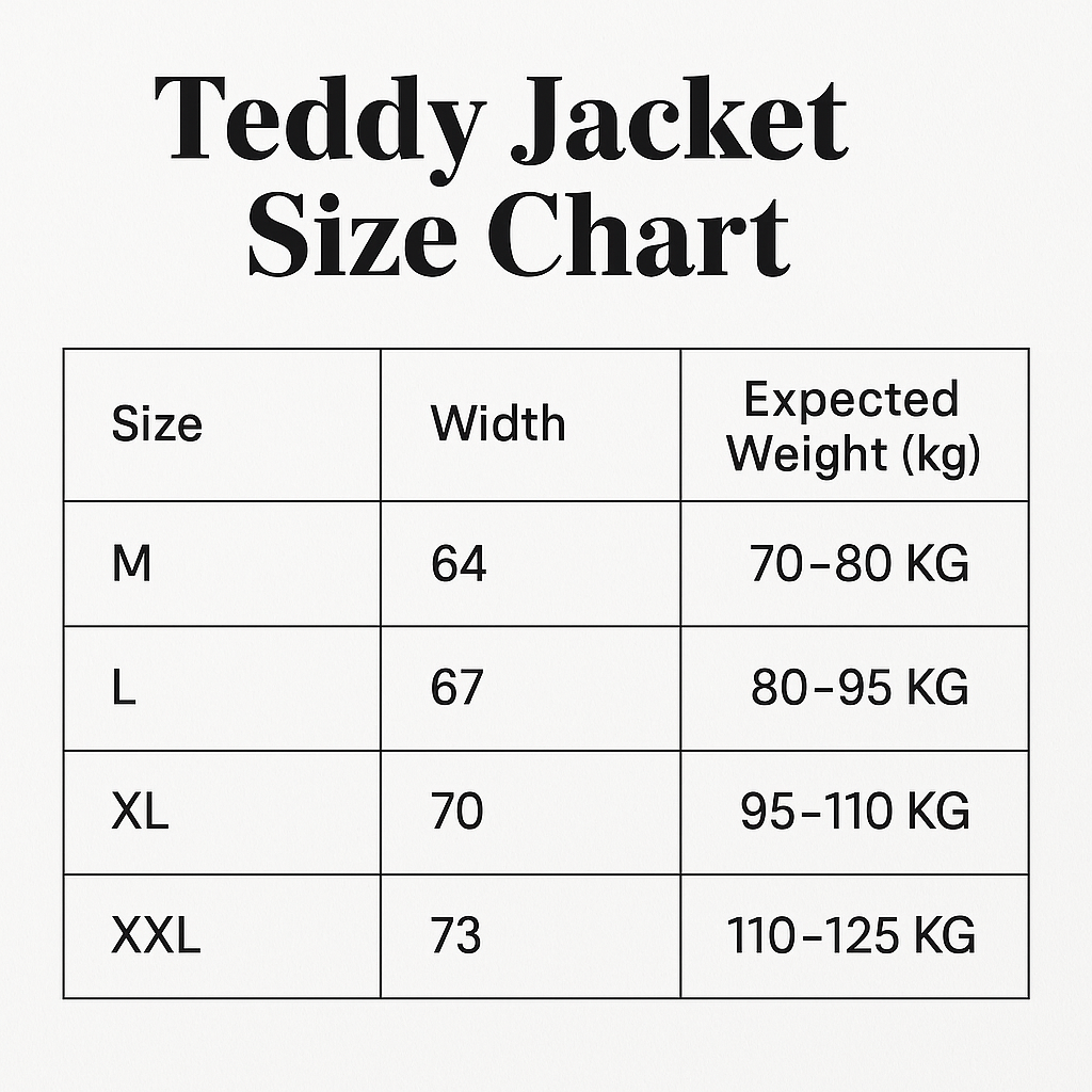 Black Teddy Bear Jacket