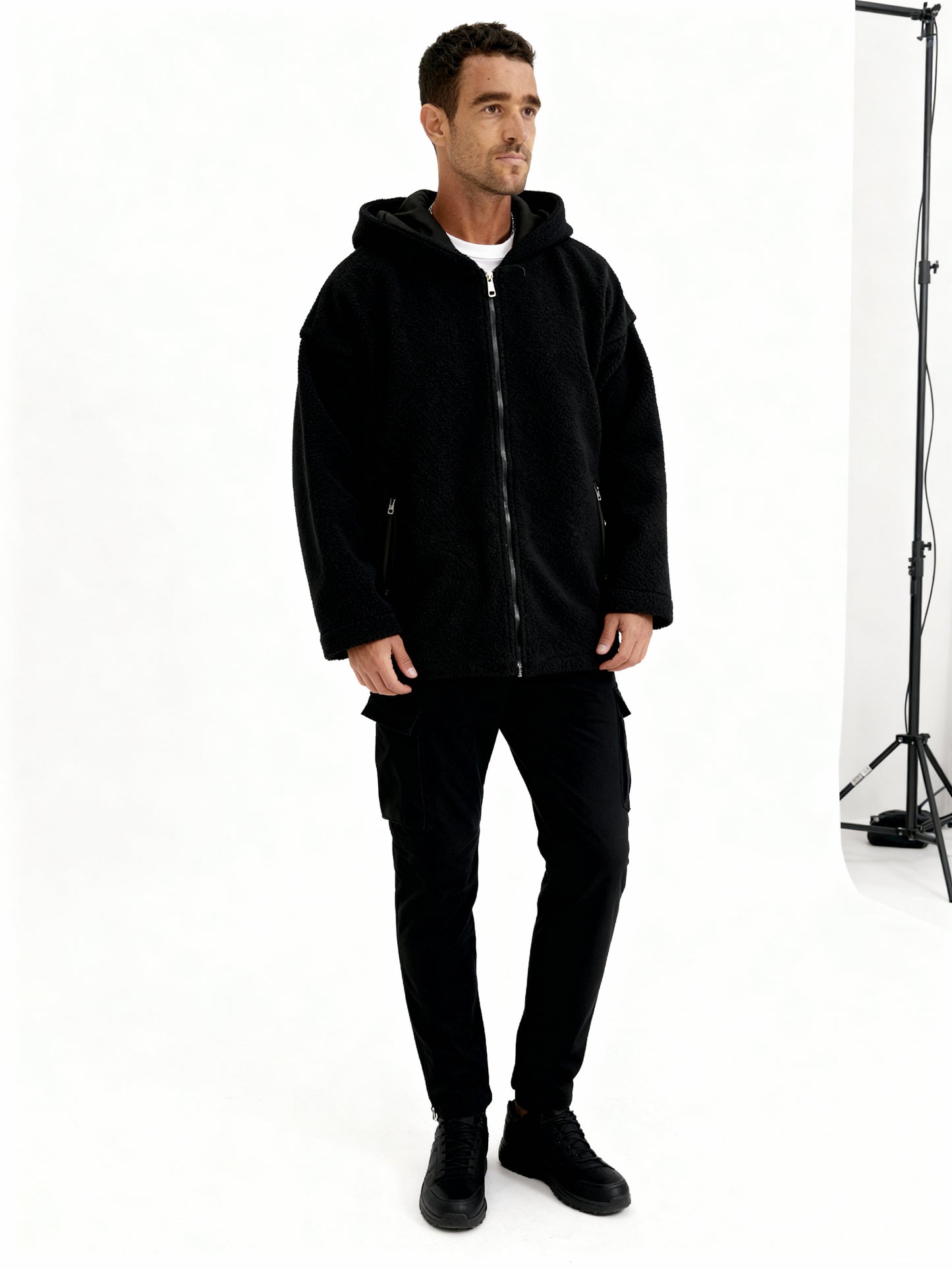 Black Teddy Bear Jacket