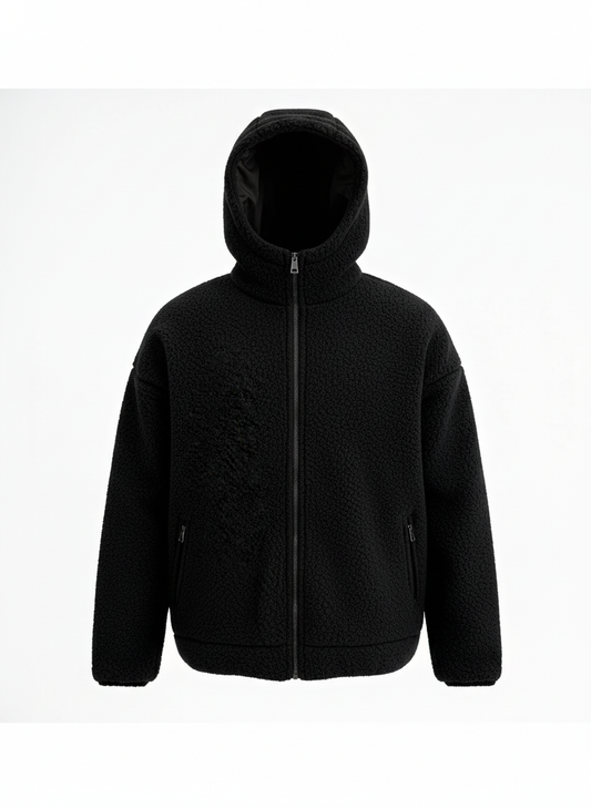 Black Teddy Bear Jacket