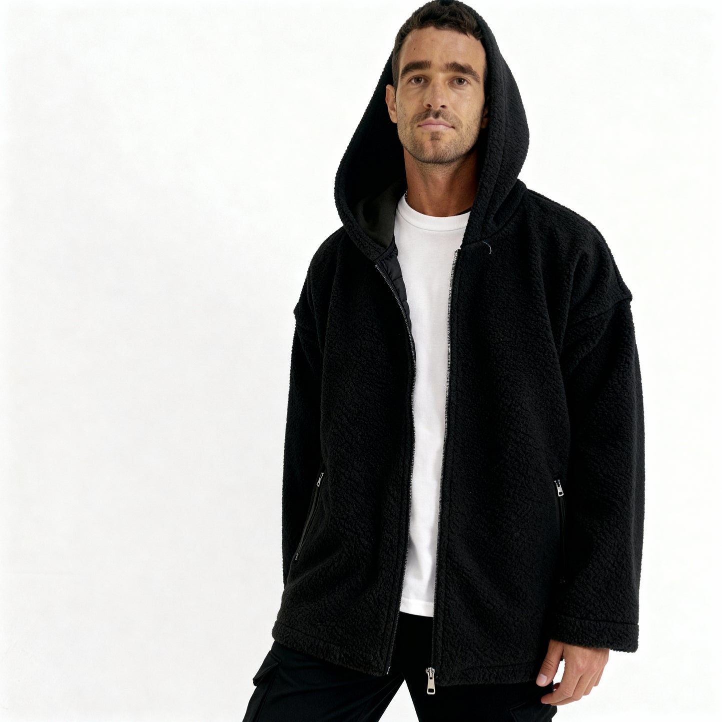 Black Teddy Bear Jacket