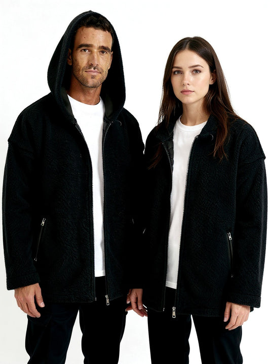 Black Teddy Bear Jacket